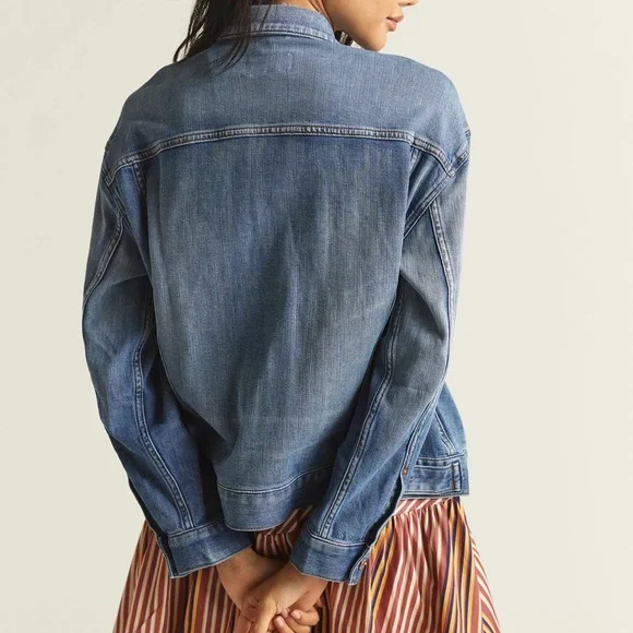 Anthropologie Pilcro Blue Jean Jacket - Picture 6 of 9